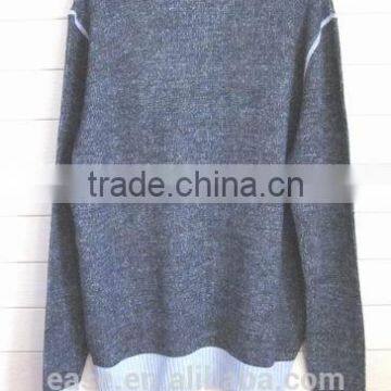 Fashion 12GG Knitted Elegant Brief V-Neck Pullover Winter Thick Sweater For Man photo-2