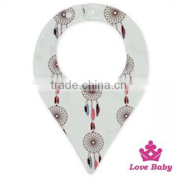 Best Fancy Baby Bibs Polyester Newborn Plain Cute Printed Animal Fabric Bib photo-6