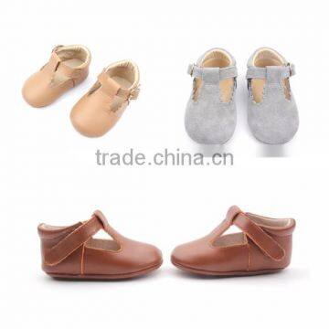 Baby T- Bar Shoes 2017 Usa Market Popular Pure Leather Baby Shoes photo-6