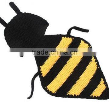 Custom Made Soft Hand Made Knitted Hat Newborn Baby Cute Crochet Beanie Hat With Braid photo-2