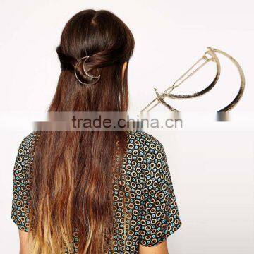 Boho Moon Hair Pin Brooch