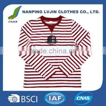 New Arrivals Fashion Design Baby stripe T-shirt Customized Baby Clothes