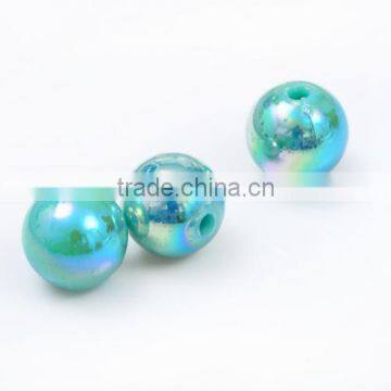 8mm Plastic Round AB Color Beads