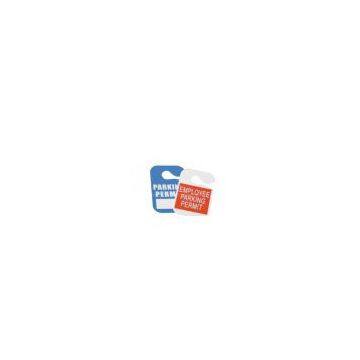 PVC parking permit Transparent or custom holder, Conference Name Badge Holders