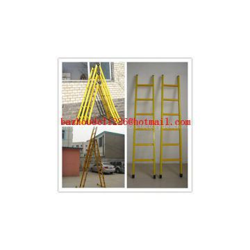 Straight fiberglass ladder Collapsible ladder Fiberglass Insulation ladder&straight ladder,FRP Square Tube A-Shape insulated ladders