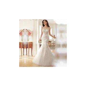 Hot Sale V Neck Sweetheart Mermaid Wedding Gown