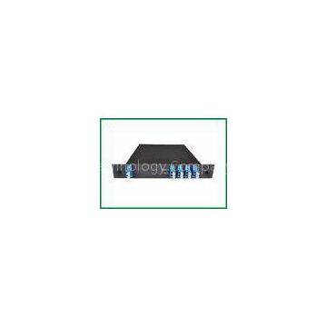 CWDM Mux Demux Optical Module , 4 Channels Dual Fiber 8 Inch LGX 1U Rack