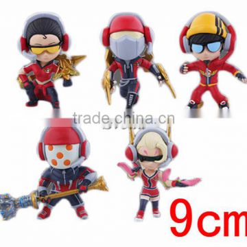 Wholesale 5pcs/sets Q version LOL champion version PVC Action Figure League of Legends Collectible Model Toy