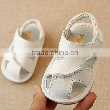 B21406A Baby simple leather sandals lovely Baby Toddler shoes