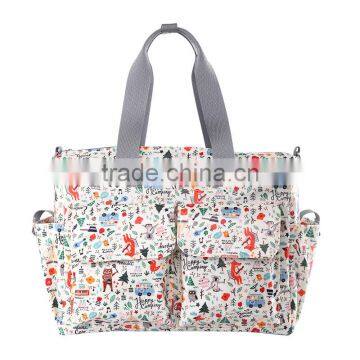 wholesale new fashion canvas cotton diaper bag for Ipad or laptop