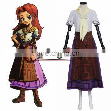 Game The Legend of Zelda Malon's dress for Adult Women Cosplay Costume Custom Made