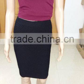 Zigzag Seamless Skirt Long Skirt, Nylon Spadex Goods Stretch Fashion Cleasic Skirt