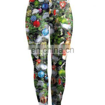 2017 Christmas Fashion Space Dye Ombre Leggings Girls Underwear Fitness Gym Yoga Seamless For Women photo-3