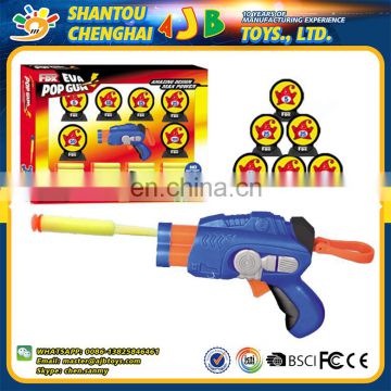 Low price toy gun set that shoots plastic 28 soft bullets