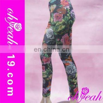 Ladies digital print fitness leggings