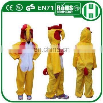 HI CE Floss kids chicken plush animal costumes