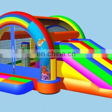 Hot Sale Ocean Theme inflatable bounce slide combo