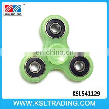 Fidget top three bar green steel bearing spinner wholesale