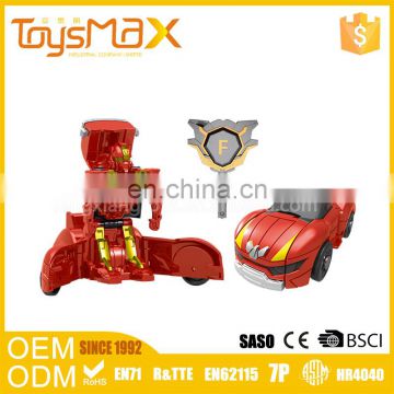 Wholesale Toy Gift Button Press Attacking Deformation Car For Kids