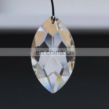 Navette shape crystal stones with holes for chandelier parts