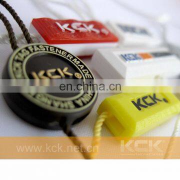 Customized Logo Hang Tablets,plastic Seal Tag ,fashion Garment Seal Tag photo-2