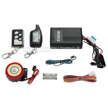 2 way motorcycle alarm LCD display analog vibriation