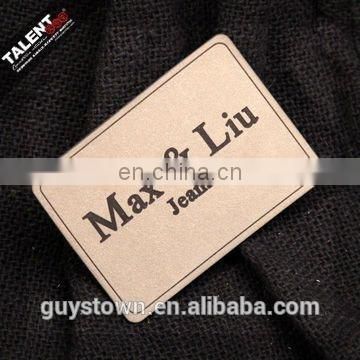 wholesale Various leather patch label for jeans clothing