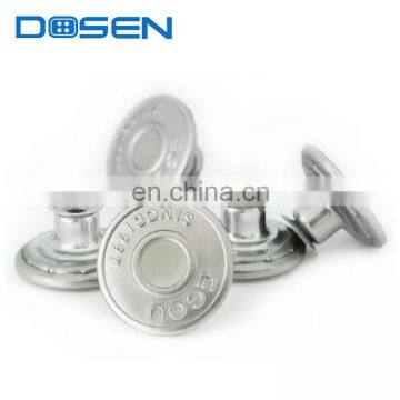 Custom Matte silver button