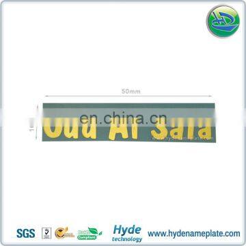 High Glossy 0.1mm Gold Electroform Foil Sticker For Perfume Packaging Boxes