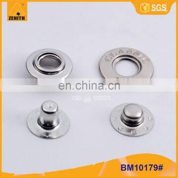 Customized Ring Metal Press Snap Button with Logo Engraved BM10179