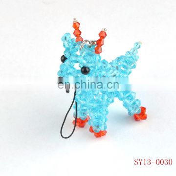 cristal beads weaved animal