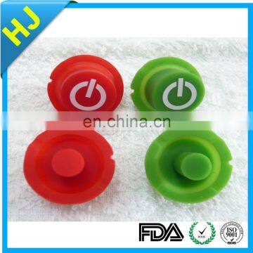 Cheap Wholesale custom Rubber power button made in China