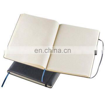 hot sale PU leather cover notebook with elastic tape and bookmark band NOTEBO912