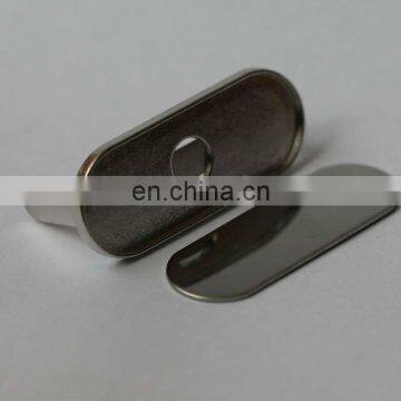 Factory Supply Custom Gold Hat Lapel Label