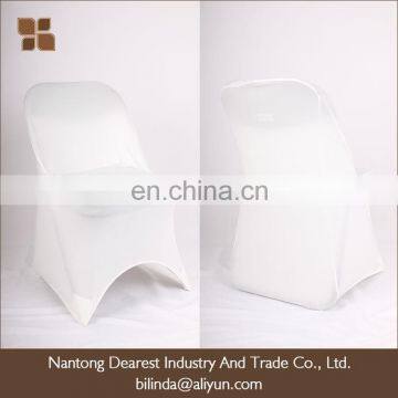white /black spandex outdoor folding chair cover for wedding