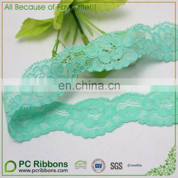 3cm lime stretch Lace