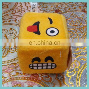 6cm Plush Emoji Dice Keychain photo-2