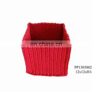 Handmade pp Crochet Basket