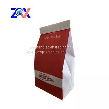 Good Usage On Plane Printed Paper Emesis Bag With Horizontal Tin Tie photo-5