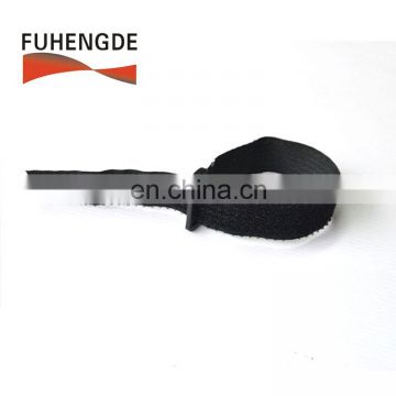 Black one side Hook and Loop plastic buckle strap wholesale