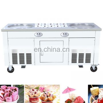 commercial use ice cream rolls machine thailand fry rolls ice cream machine flat pan fried ice cream machine rolls