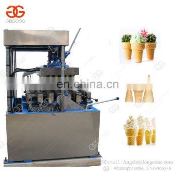 High Quality Semi Automatic Snow Wafer Kono Pizza Cono Making Machine Sugar Ice Cream Cone Production Line Price photo-2