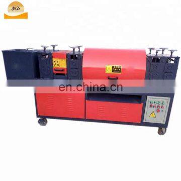 Rust steel tube straightening machine , steel pipe straightening derusting and painting machine