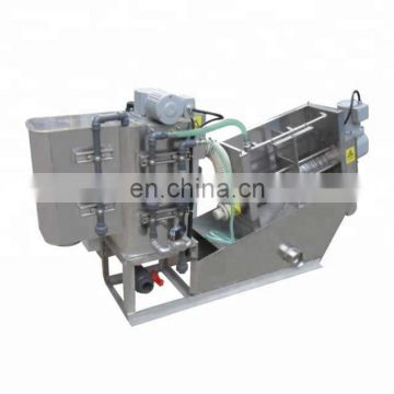 Sewage meat store clog free sludge dewatering machine