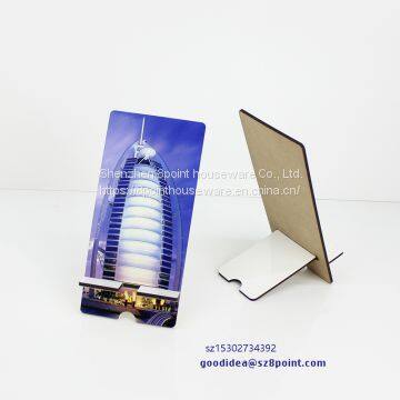 Wooden Consumer Accessories Mobile Phone Holders Sublimation MDF Cellphone Stands photo-5