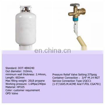 30LB Lpg Cylinder Cooking Use Empty Gas Tanks