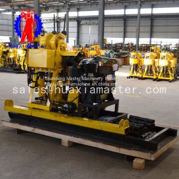 The household well drilling machine can be moved to lift the drilling fast 200 meters hydraulic drilling deep water well drilling rig hydraulic pressure efficiency is high