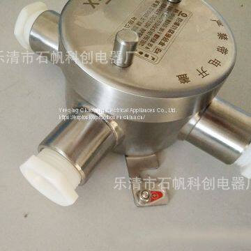 304 Stainless Steel Explosion-proof Junction Box Explosion-proof Junction Box for Chemical Gas Station Only photo-2