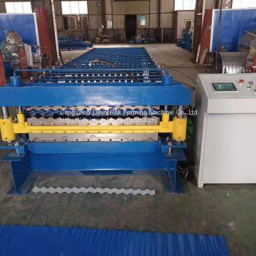 Good Price Iron Corrugating Aluminum Trapezoidal Roll Forming Machine photo-5