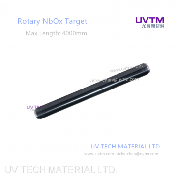 NbOx target Niobium Oxide rotary sputtering target for magnetron sputter low e glass and reflective glass coating nano thin film